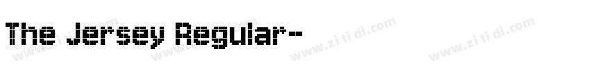The Jersey Regular字体转换